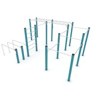 Outdoor Workout Calisthenics Station XL Turquoise