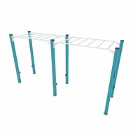 Outdoor Workout Dubbele Apenbrug Turquoise