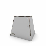 Outdoor Workout Step Up Box Set 4-delig Grijs een na grootste step up box