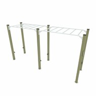 Outdoor Workout Dubbele Apenbrug Khaki Groen
