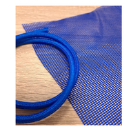 Blauw Bevestigingselastiek voor zandbaknet sfeer foto