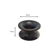 Ronde kous Zwart afmetingen