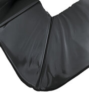 Detailfoto Akrobat Trampoline Primus Flat To The Ground 380x250 cm met Veiligheidsnet en ritssluiting Zwart/Zwart