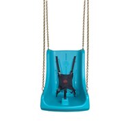 Kunststof Schommelkuip turquoise voor *Tiener** met kettingen