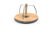 Andere zijde van de Eco-Play Robinia Carrousel 