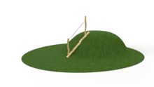 Eco-Play Robinia Heuveltrap met Touw Openbaar