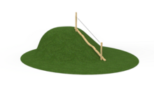 Andere zijde Eco-Play Robinia Heuveltrap met Touw (Lange Versie) 
