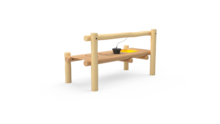 Achterkant van de speelkeuken