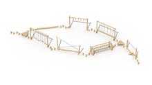 Eco-Play Robinia Touwenparcours Safari Avontuur Openbaar