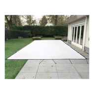 Zandbaknet PVC fijnmazig op maat Wit