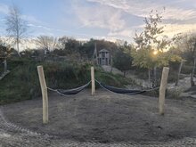 Sfeerfoto Losse Hangmat Zwart