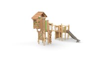 Eco-Play Robinia Speeltoestel Combi-Ridderburcht met evenwichtsparcours zonder dag