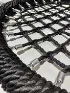Binnennet Zwart voor Nestschommel Eco-Design Openbaar &Oslash;120cm
