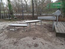 Zijnaanzicht Moddertafel set