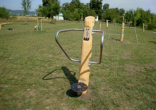 Andere zijde van Robinia Outdoor Fitnesstoestel Core Twister