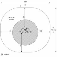 Ametingen vrije ruimte Robinia Outdoor Fitnesstoestel Tai Chi Spinner