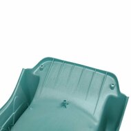 wateraansluiting van Vrijstaande Ladder Zwart inclusief Tweeb Glijbaan Groen Platformhoogte 90 cm
