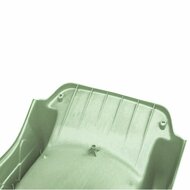wateraansluiting van Vrijstaande Ladder Zwart inclusief Rex Glijbaan Pastel Groen Platformhoogte 120 cm
