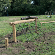 B-Play Robinia Klimnet Parcours met Stappalen Openbaar - Module 8