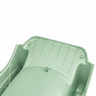 wateraansluiting van Vrijstaande Ladder Zwart inclusief Tweeb Glijbaan Pastel Groen Platformhoogte 90 cm