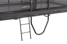 trapje van Akrobat Trampoline Primus Challenger PLUS 520x305 cm met veiligheidsnet