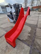 Polyester Glijbaan voor platformhoogte 120 cm Openbaar Gebruik Licht Beschadigd