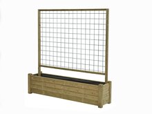 Houten Bloembak met Rek 180x40x180 cm