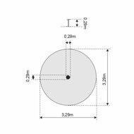 vrije ruimte van Twister Disc &Oslash;29 cm
