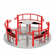 render van Openbare speelplaats Carrousel voor Rolstoel Pontiac 3 &Oslash;240 cm