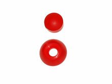 20 stuks - Afdekdop 2-delig  voor Bouten en Moeren Rood *M12**