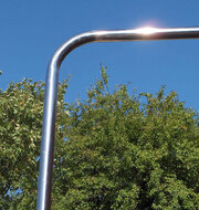 Zijaanzicht Brandweerstang 250 cm RVS