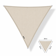 Schaduwdoek driehoek 2x2x2 m Sahara sand (UV-werend)
