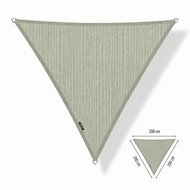 Schaduwdoek driehoek 2x2x2 m Moonstone Green (UV-werend)