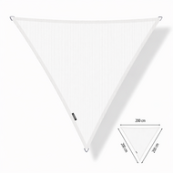 Schaduwdoek driehoek 2x2x2 m Arctic White (UV-werend)