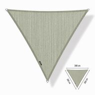 Schaduwdoek driehoek 3x3x3 m Moonstone Green (UV-werend)