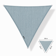 Schaduwdoek driehoek 360x360x360 cm Country Blue (UV-werend)
