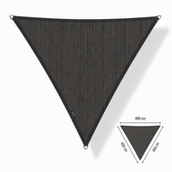 Schaduwdoek driehoek 4x4x4 m Deep Grey (UV-werend)