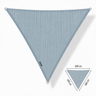 Schaduwdoek driehoek 6x6x6 m Country Blue (UV-werend)
