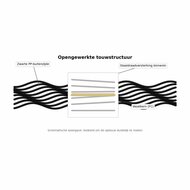touwstructuur Los Gewapend Touw &Oslash;16mm Rood (per meter)