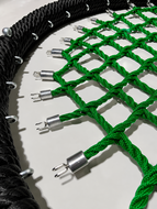onkoppelbaar net van Nestschommel Zwart/Groen Eco-Design Openbaar &Oslash;100cm