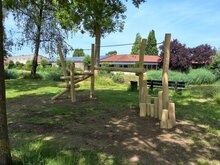 Eco-Play Robinia Ravijnbrug met Stappalen Openbaar