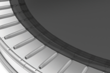 Veren en springmat Akrobat Trampoline Primus Flat To The Ground