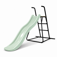 Glijbaan Tweeb met ladder pastel groen