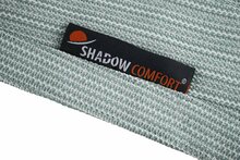 stikrand van Vierkant Schaduwdoek Country Blue met 4 Robinia Palen Basic