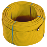 Rol Gewapend touw 250 meter &Oslash;18mm Geel