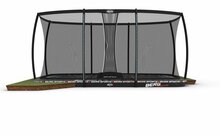 BERG Ultim Pro Bouncer FlatGround trampoline - 500 &times; 300 cm - Safety Net DLX XL - Antraciet