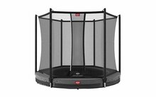 BERG Favorit InGround Trampoline - &Oslash;200 cm - Safety Net Comfort - Antraciet Grijs