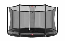 BERG Favorit InGround Trampoline - 380 cm - Safety Net Comfort - Antraciet Grijs
