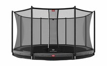 BERG Favorit InGround Trampoline - 430 cm - Safety Net Comfort - Antraciet Grijs