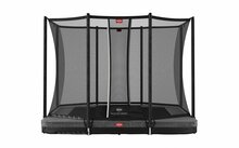BERG Ultim Favorit InGround Trampoline - 280 x 190 cm - Safety Net Comfort - Antraciet Grijs